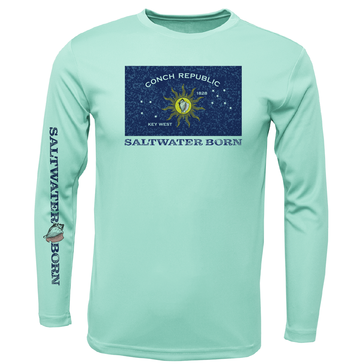 Saltwater Born Conch Republic Shirt - Angler's Pro Tackle & Outdoors