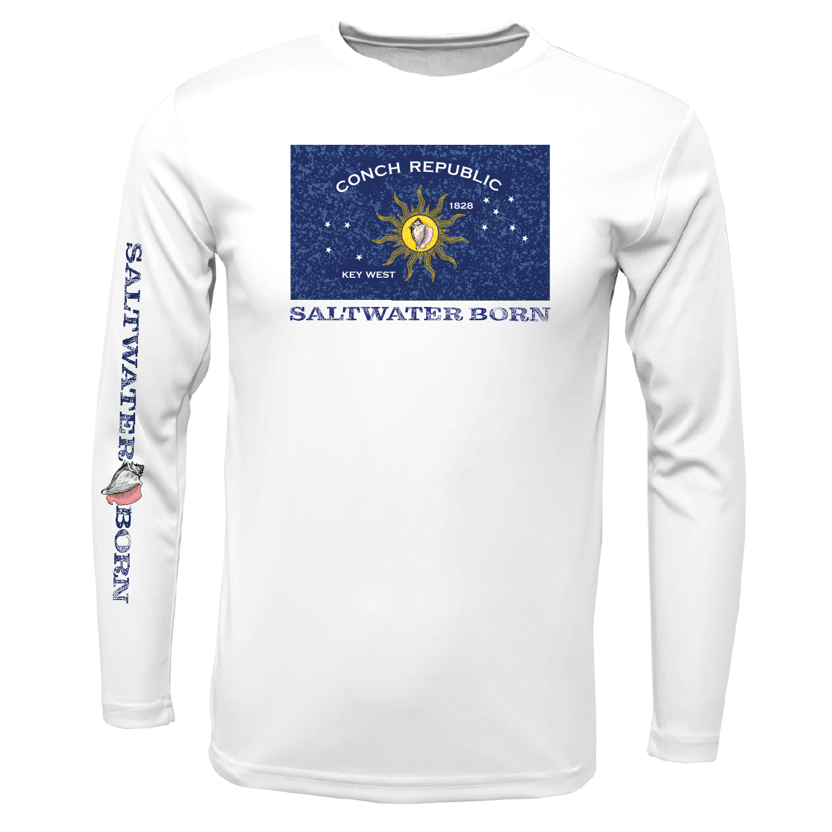 Saltwater Born Conch Republic Shirt - Angler's Pro Tackle & Outdoors