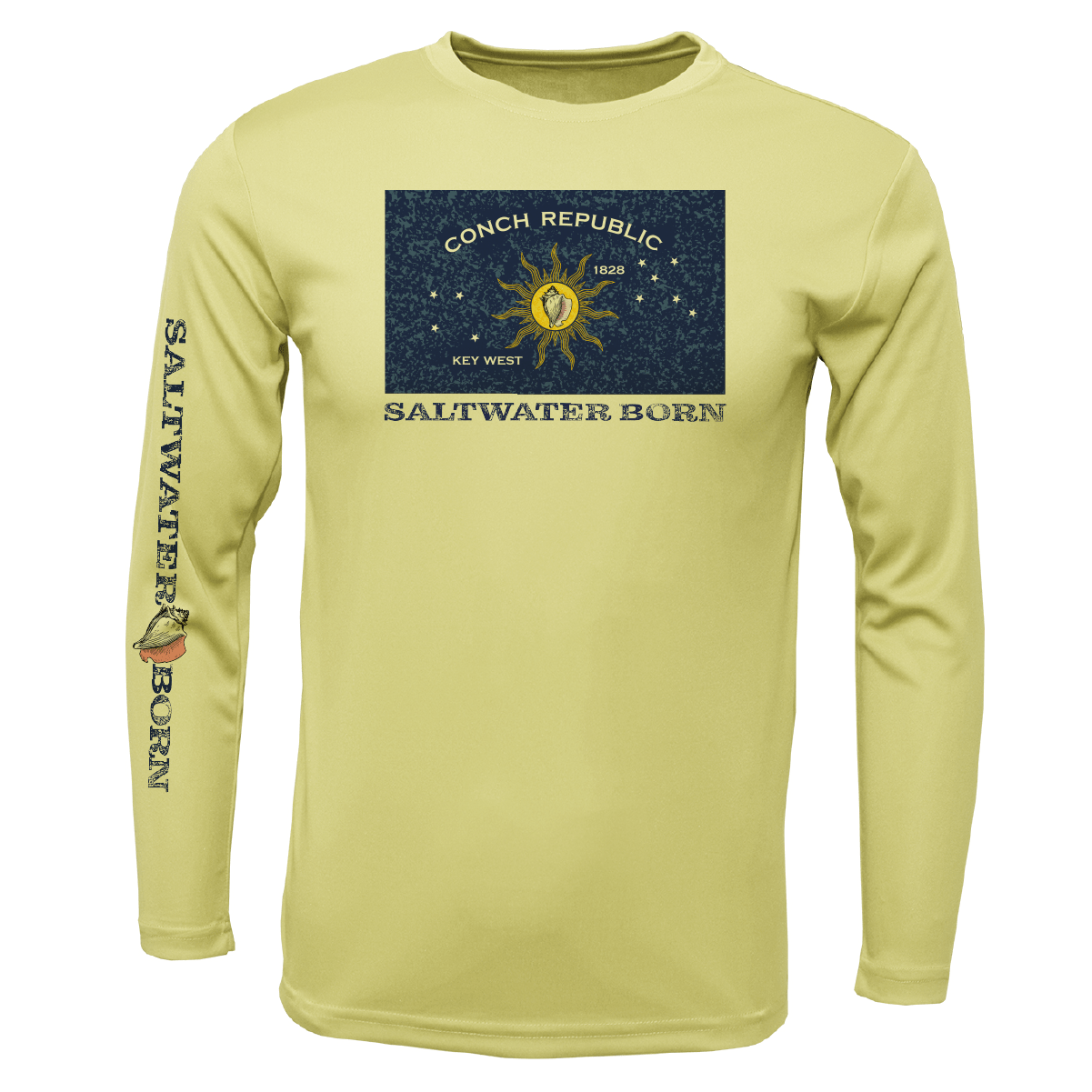 Saltwater Born Conch Republic Shirt - Angler's Pro Tackle & Outdoors