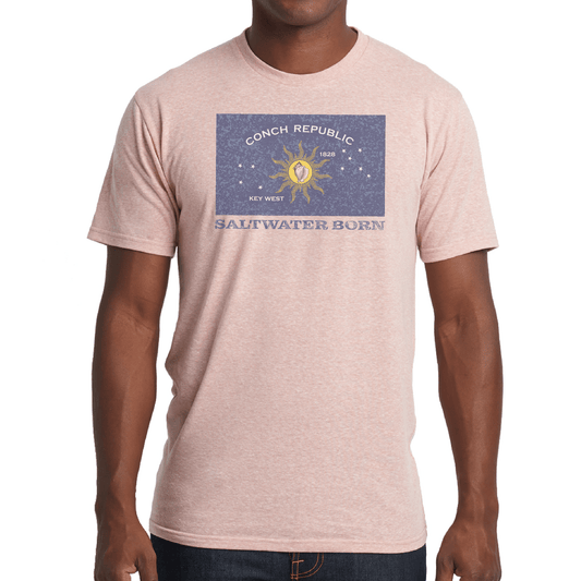 Saltwater Born Conch Republic Soft Tee - Angler's Pro Tackle & Outdoors