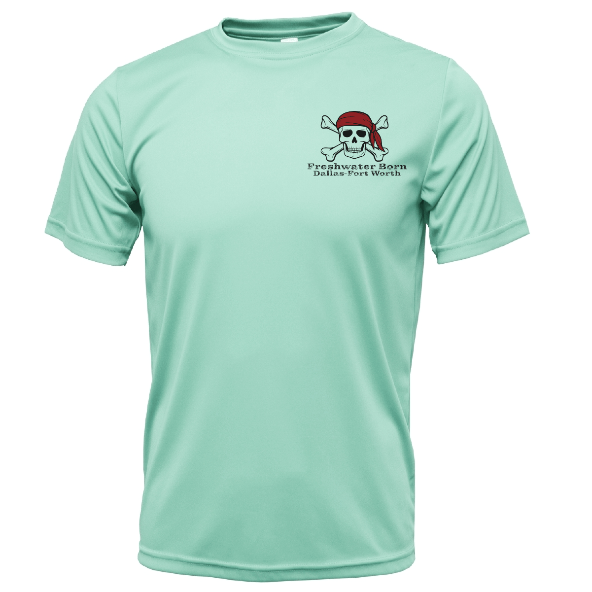 Saltwater Born DFW, TX Freshwater Born "Surrender The Booty" Men's Short Sleeve UPF 50+ Dry - Fit Shirt - Angler's Pro Tackle & Outdoors