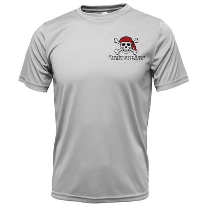 Saltwater Born DFW, TX Freshwater Born "Surrender The Booty" Men's Short Sleeve UPF 50+ Dry - Fit Shirt - Angler's Pro Tackle & Outdoors