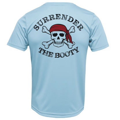 Saltwater Born DFW, TX Freshwater Born "Surrender The Booty" Men's Short Sleeve UPF 50+ Dry - Fit Shirt - Angler's Pro Tackle & Outdoors