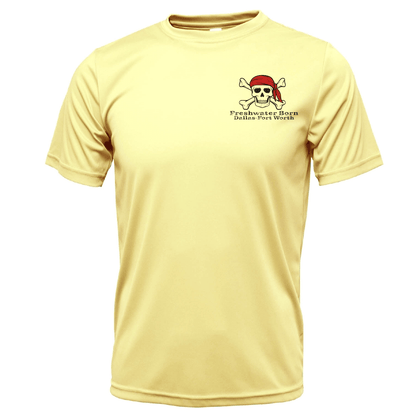 Saltwater Born DFW, TX Freshwater Born "Surrender The Booty" Men's Short Sleeve UPF 50+ Dry - Fit Shirt - Angler's Pro Tackle & Outdoors