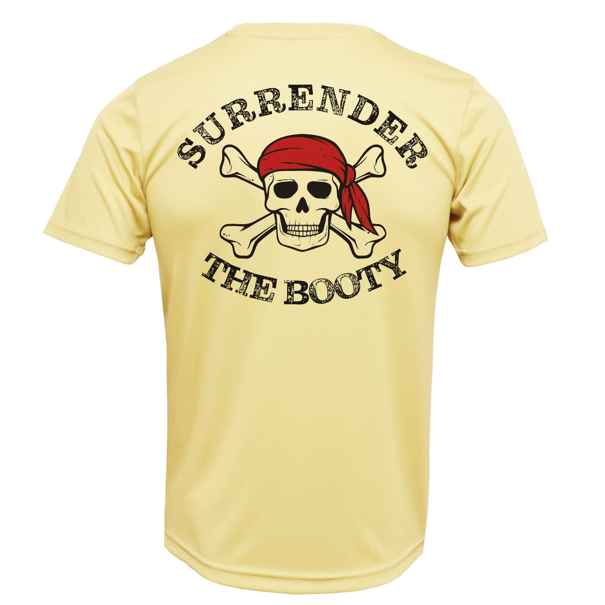 Saltwater Born DFW, TX Freshwater Born "Surrender The Booty" Men's Short Sleeve UPF 50+ Dry - Fit Shirt - Angler's Pro Tackle & Outdoors