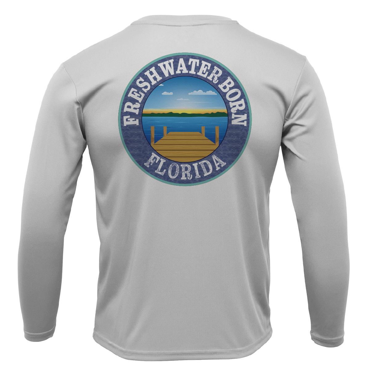 Saltwater Born Florida Diver Freshwater Born Boy's Long Sleeve UPF 50+ Dry - Fit Shirt - Angler's Pro Tackle & Outdoors