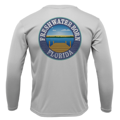 Saltwater Born Florida Diver Freshwater Born Boy's Long Sleeve UPF 50+ Dry - Fit Shirt - Angler's Pro Tackle & Outdoors