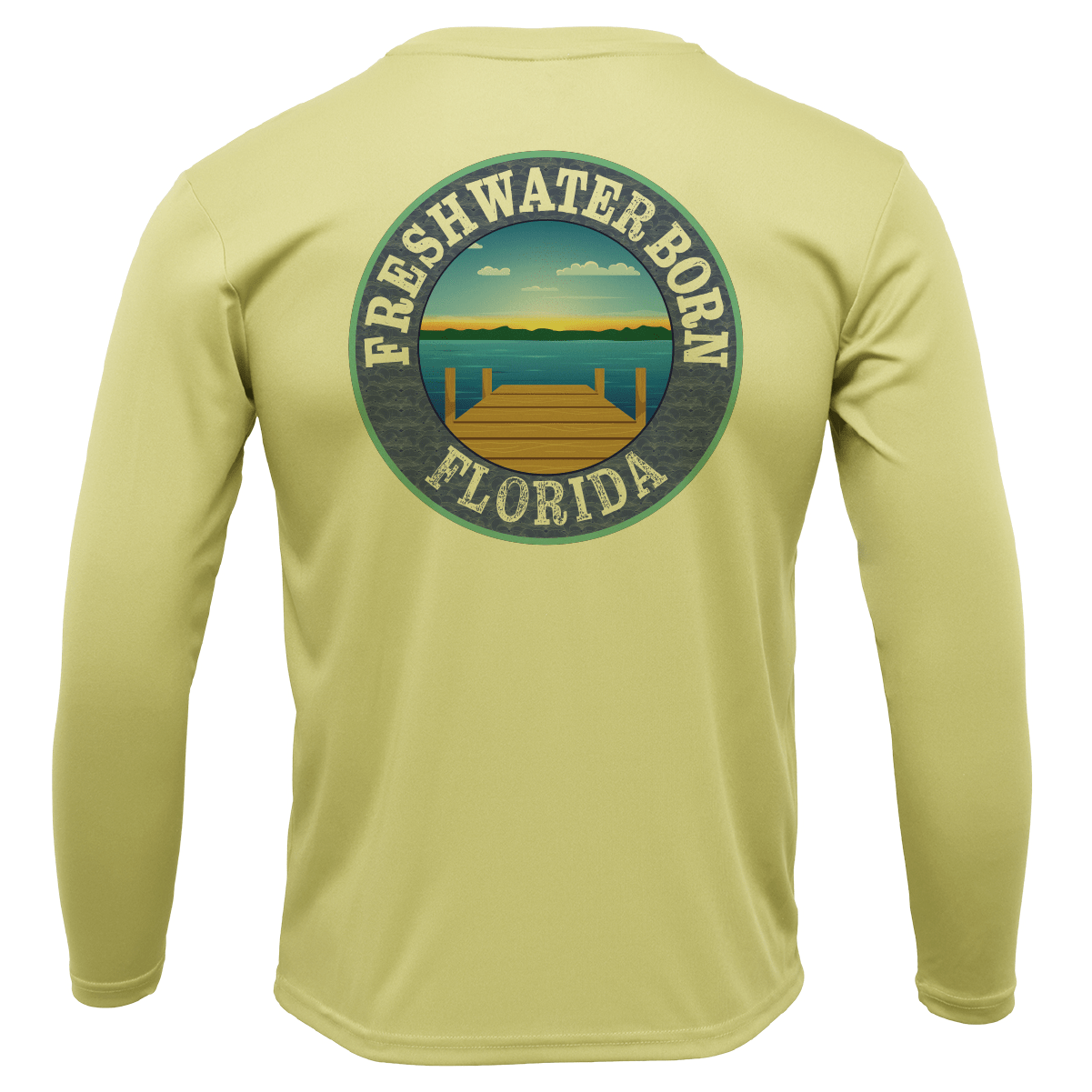 Saltwater Born Florida Diver Freshwater Born Boy's Long Sleeve UPF 50+ Dry - Fit Shirt - Angler's Pro Tackle & Outdoors