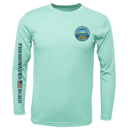 Saltwater Born Florida Freshwater Born "All For Rum and Rum For All" Men's Long Sleeve UPF 50+ Dry - Fit Shirt - Angler's Pro Tackle & Outdoors