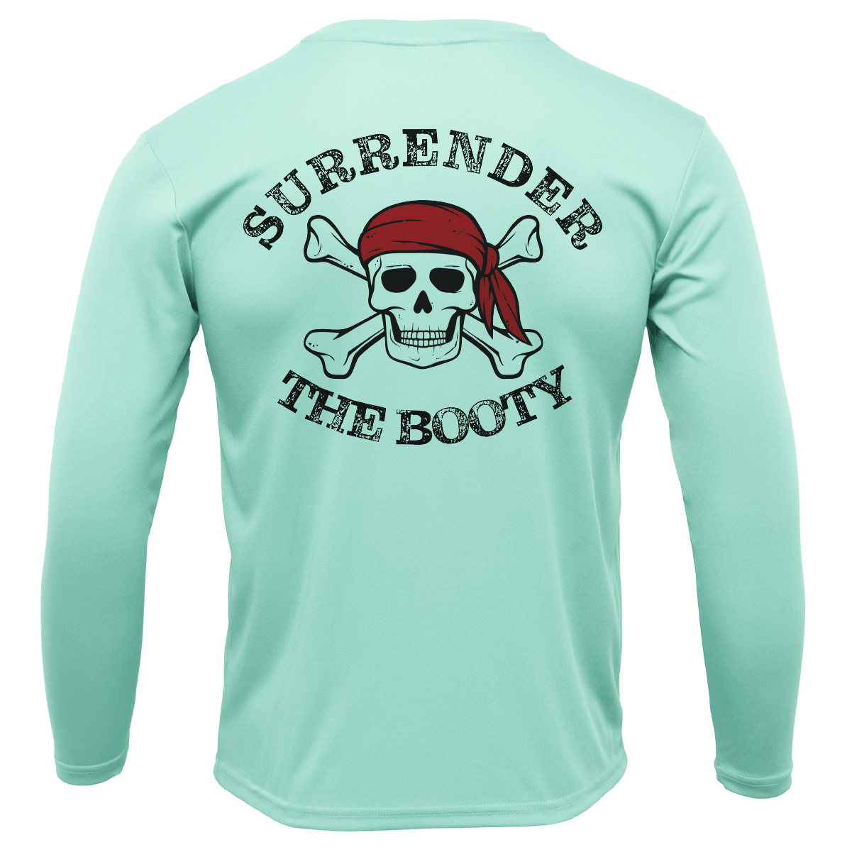 Saltwater Born Florida Freshwater Born "Surrender The Booty" Boy's Long Sleeve UPF 50+ Dry - Fit Shirt - Angler's Pro Tackle & Outdoors