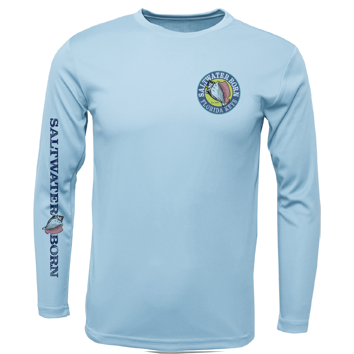 Saltwater Born Florida Keys Kraken Long Sleeve UPF 50+ Dry - Fit Shirt - Angler's Pro Tackle & Outdoors