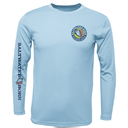 Saltwater Born Florida Keys Kraken Long Sleeve UPF 50+ Dry - Fit Shirt - Angler's Pro Tackle & Outdoors