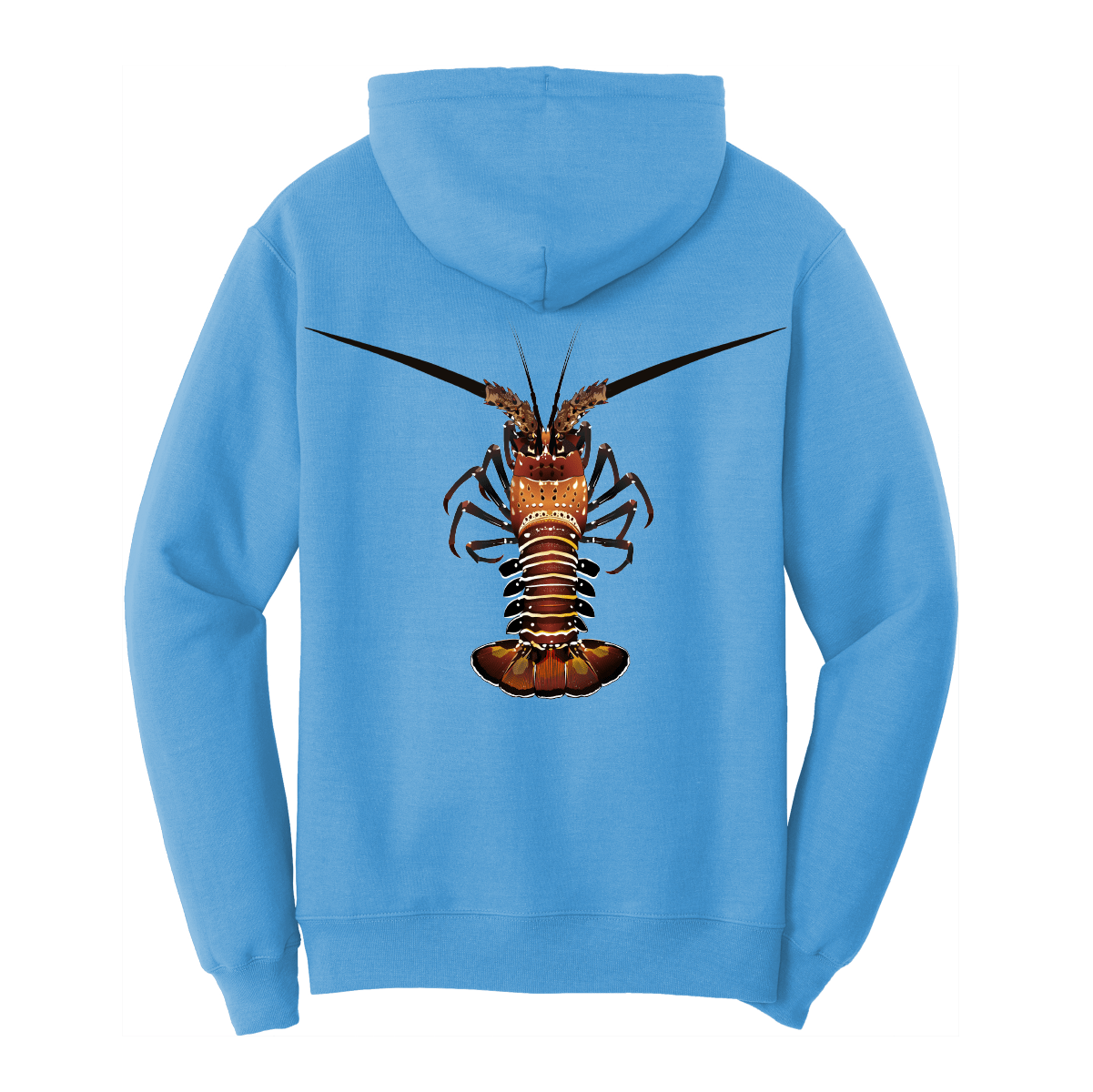 Saltwater Born Florida Keys Realistic Lobster Cotton Hoodie - Angler's Pro Tackle & Outdoors