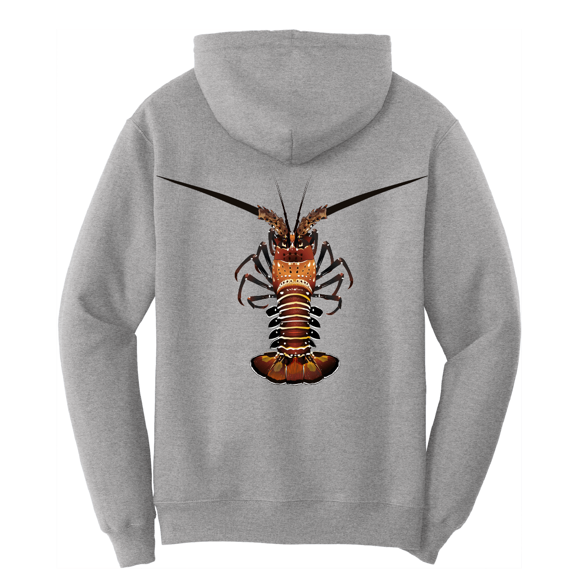 Saltwater Born Florida Keys Realistic Lobster Cotton Hoodie - Angler's Pro Tackle & Outdoors