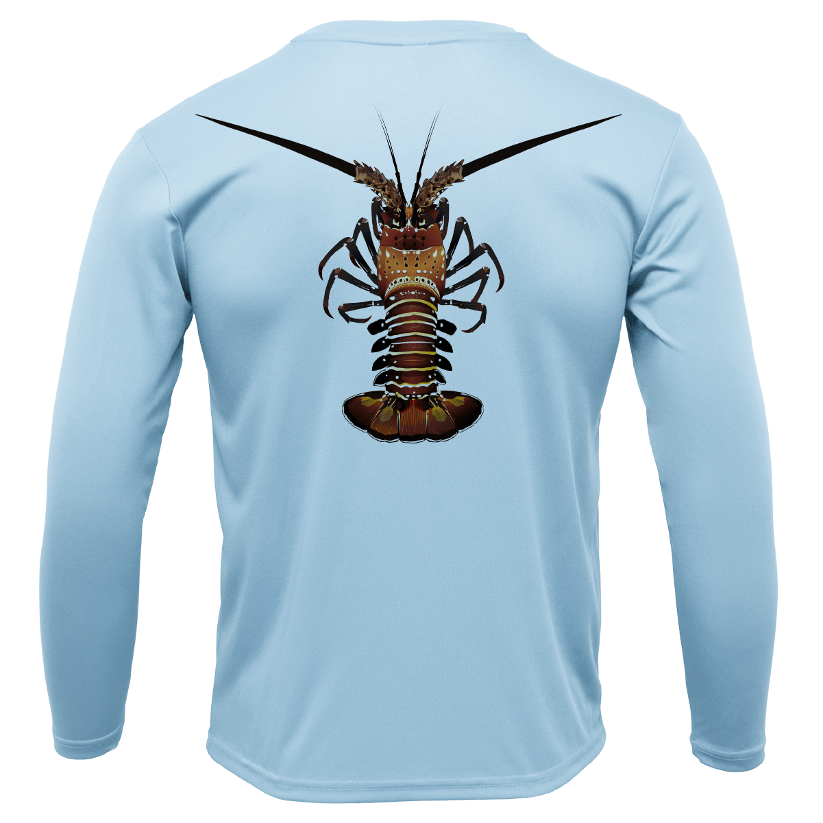 Saltwater Born Florida Keys Realistic Lobster Men's Long Sleeve UPF 50+ Dry - Fit Shirt - Angler's Pro Tackle & Outdoors