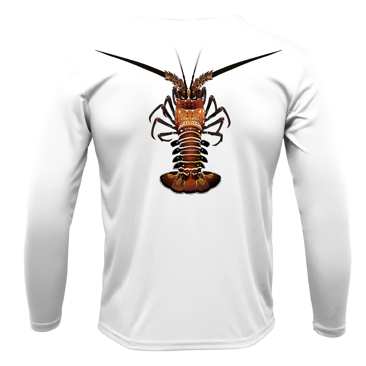 Saltwater Born Florida Keys Realistic Lobster Men's Long Sleeve UPF 50+ Dry - Fit Shirt - Angler's Pro Tackle & Outdoors