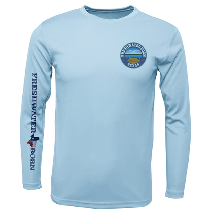 Saltwater Born Fort Worth Freshwater Born Men's Long Sleeve UPF 50+ Dry - Fit Shirt - Angler's Pro Tackle & Outdoors