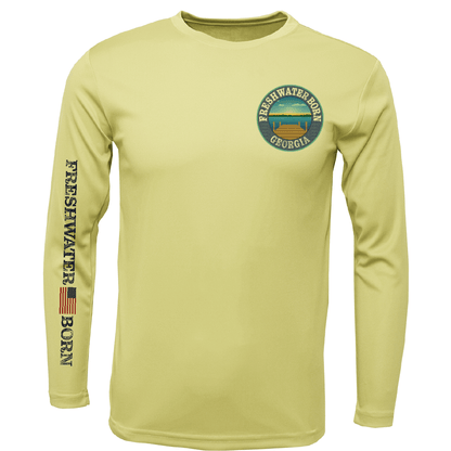 Saltwater Born Georgia Freshwater Born "All For Rum and Rum For All" Men's Long Sleeve UPF 50+ Dry - Fit Shirt - Angler's Pro Tackle & Outdoors