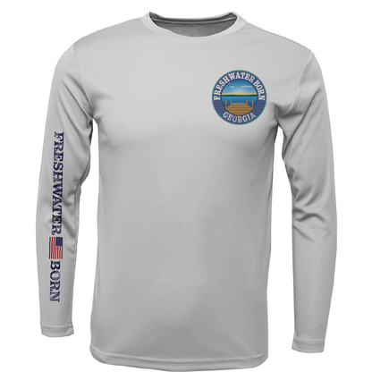 Saltwater Born Georgia Freshwater Born "All For Rum and Rum For All" Men's Long Sleeve UPF 50+ Dry - Fit Shirt - Angler's Pro Tackle & Outdoors