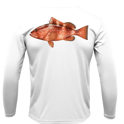 Saltwater Born Grouper Long Sleeve UPF 50+ Dry - Fit Shirt - Angler's Pro Tackle & Outdoors