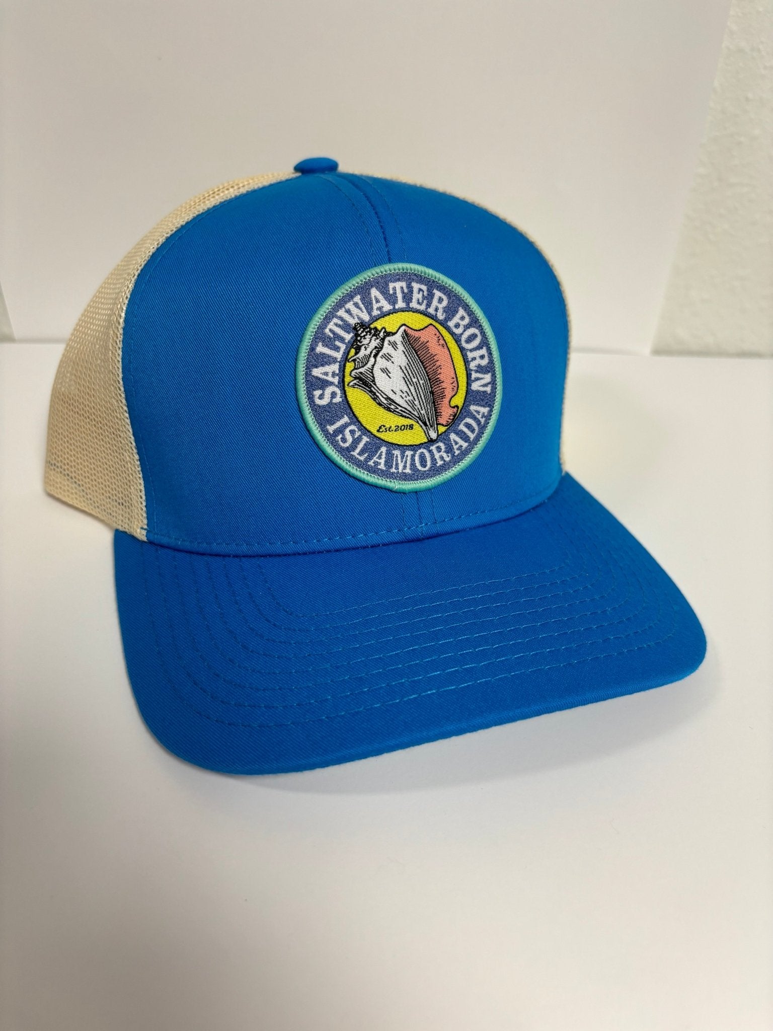 Saltwater Born Islamorada Structured Mesh Trucker Hat - Angler's Pro Tackle & Outdoors