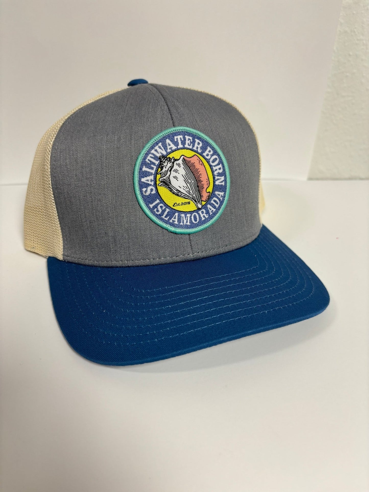 Saltwater Born Islamorada Structured Mesh Trucker Hat - Angler's Pro Tackle & Outdoors