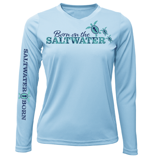 Saltwater Born Key West "Born On The Saltwater" Long Sleeve UPF 50+ Dry - Fit Shirt - Angler's Pro Tackle & Outdoors