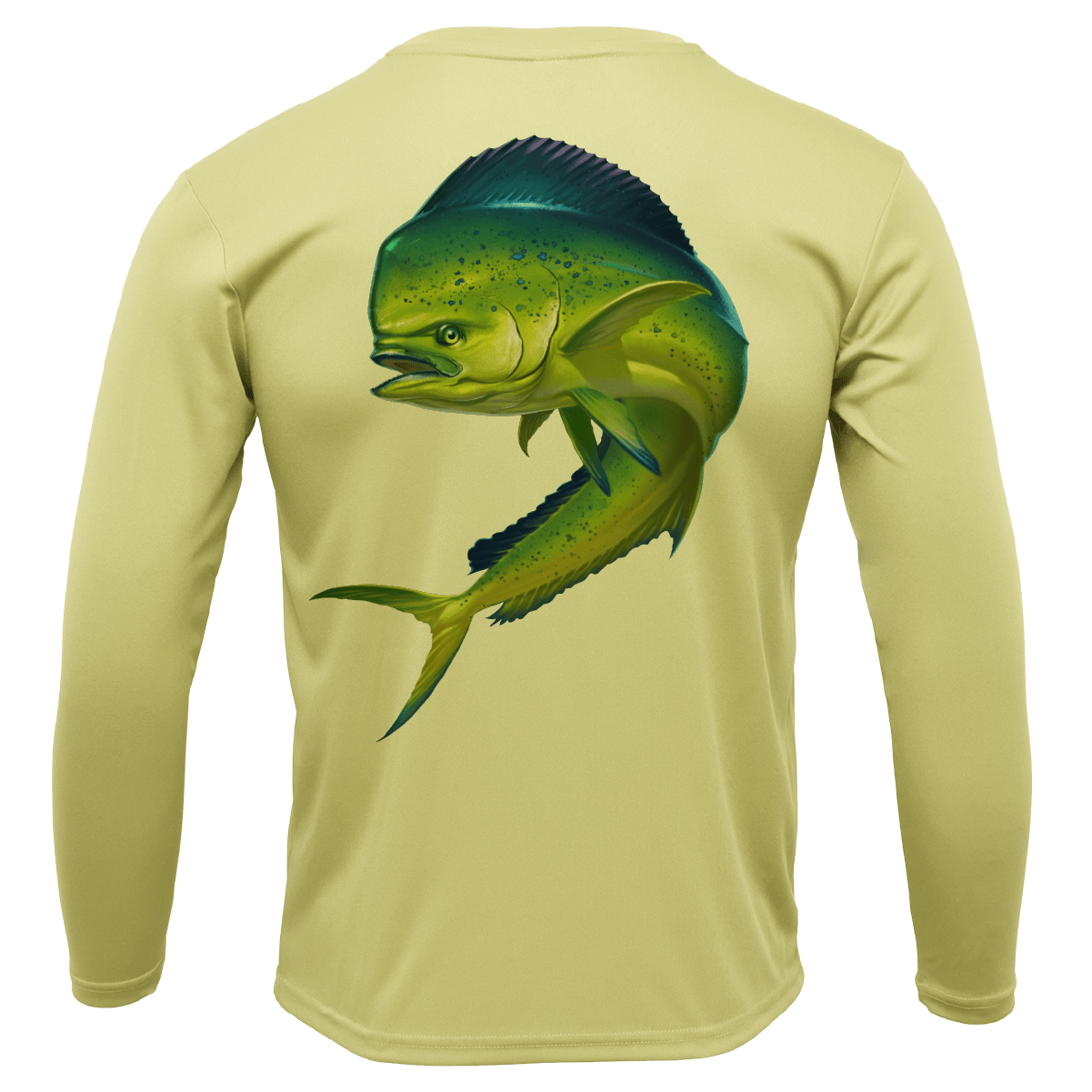 Saltwater Born Key West, FL Action Mahi Long Sleeve UPF 50+ Dry - Fit Shirt - Angler's Pro Tackle & Outdoors