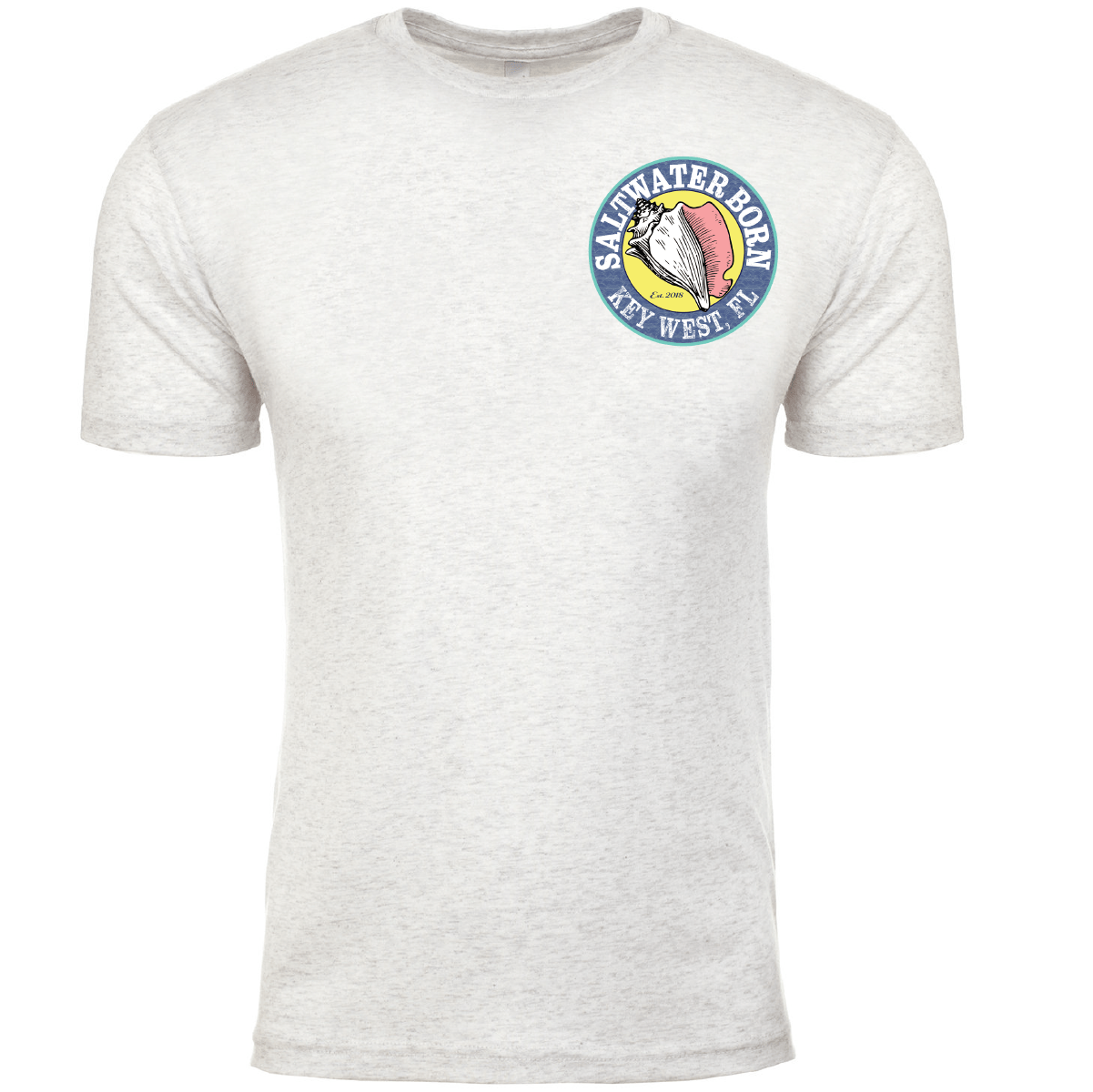 Saltwater Born Key West, FL Circle Logo Soft Tee - Angler's Pro Tackle & Outdoors