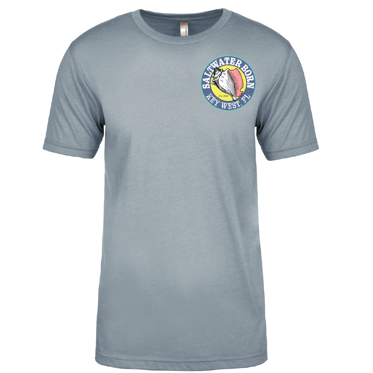 Saltwater Born Key West, FL Circle Logo Soft Tee - Angler's Pro Tackle & Outdoors