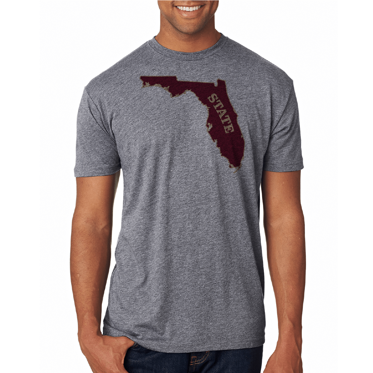 Saltwater Born Key West, FL Garnet and Gold Soft Tee - Angler's Pro Tackle & Outdoors