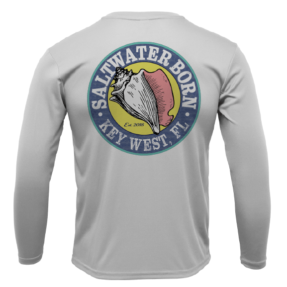 Saltwater Born Key West, FL Hogfish Diver Long Sleeve UPF 50+ Dry - Fit Shirt - Angler's Pro Tackle & Outdoors