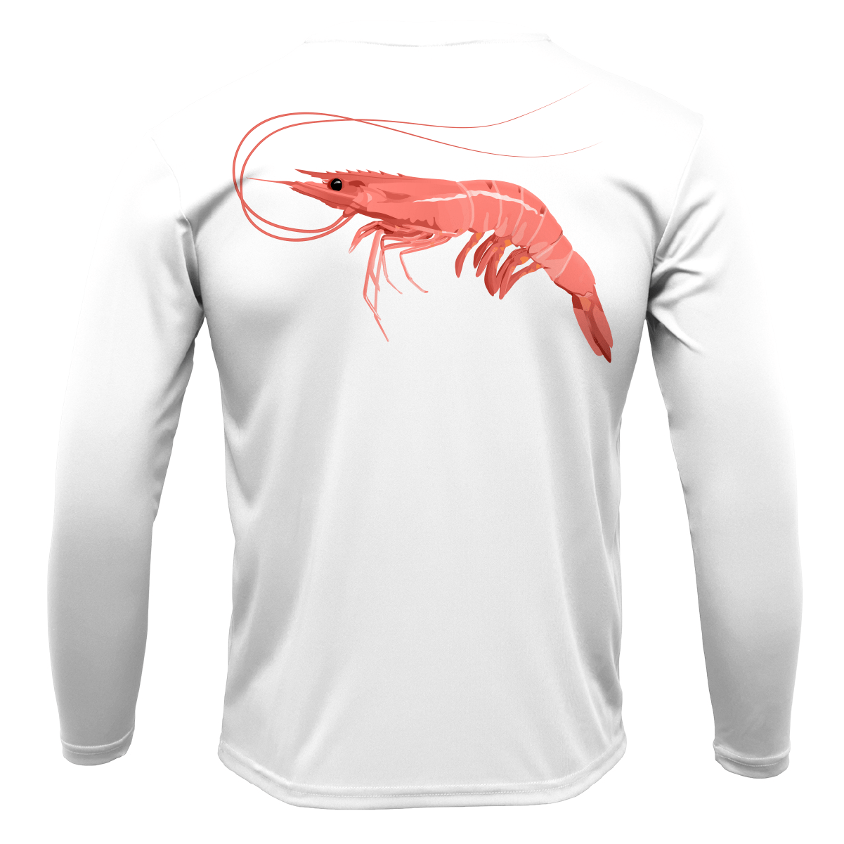 Saltwater Born Key West, FL Jumbo Shrimp Long Sleeve UPF 50+ Dry - Fit Shirt - Angler's Pro Tackle & Outdoors