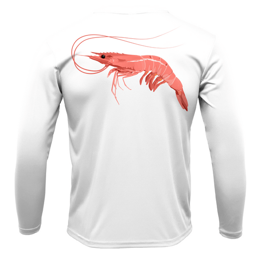 Saltwater Born Key West, FL Jumbo Shrimp Long Sleeve UPF 50+ Dry - Fit Shirt - Angler's Pro Tackle & Outdoors