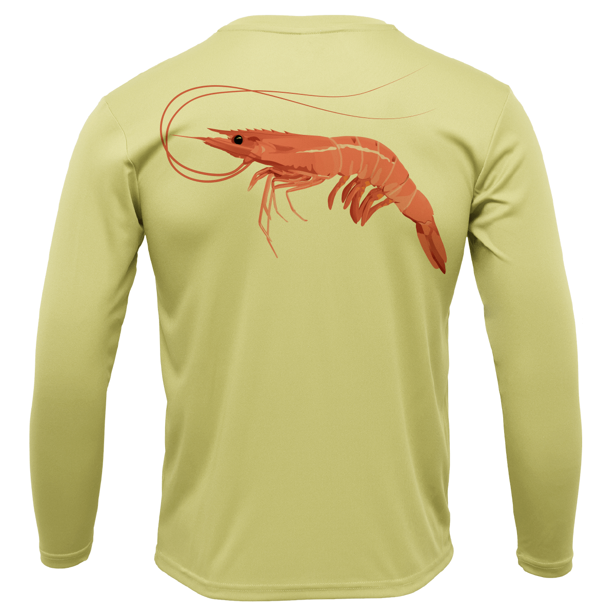 Saltwater Born Key West, FL Jumbo Shrimp Long Sleeve UPF 50+ Dry - Fit Shirt - Angler's Pro Tackle & Outdoors