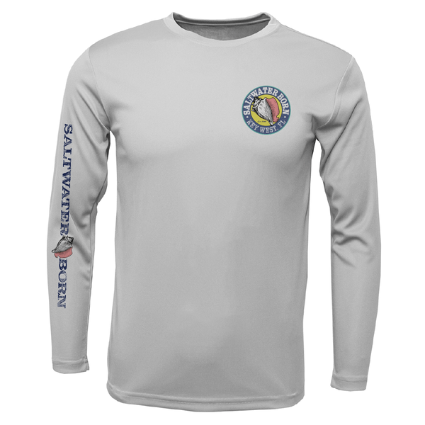 Saltwater Born Key West, FL Kraken Boy's Long Sleeve UPF 50+ Dry - Fit Shirt - Angler's Pro Tackle & Outdoors