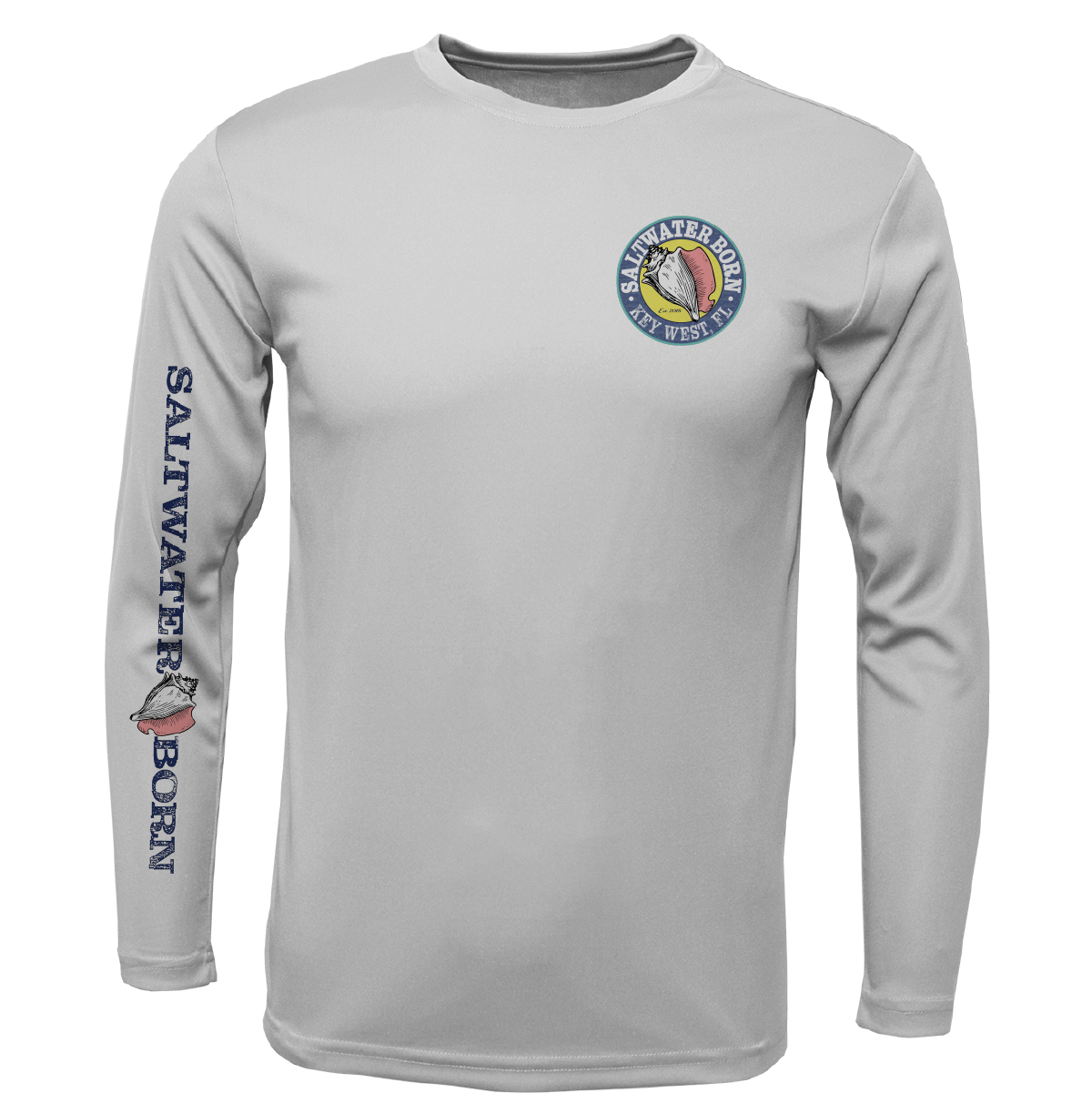 Saltwater Born Key West, FL Kraken Long Sleeve UPF 50+ Dry - Fit Shirt - Angler's Pro Tackle & Outdoors