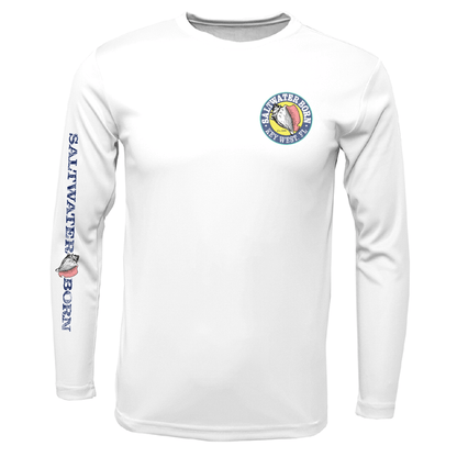 Saltwater Born Key West, FL Mahi Boy's Long Sleeve UPF 50+ Dry - Fit Shirt - Angler's Pro Tackle & Outdoors