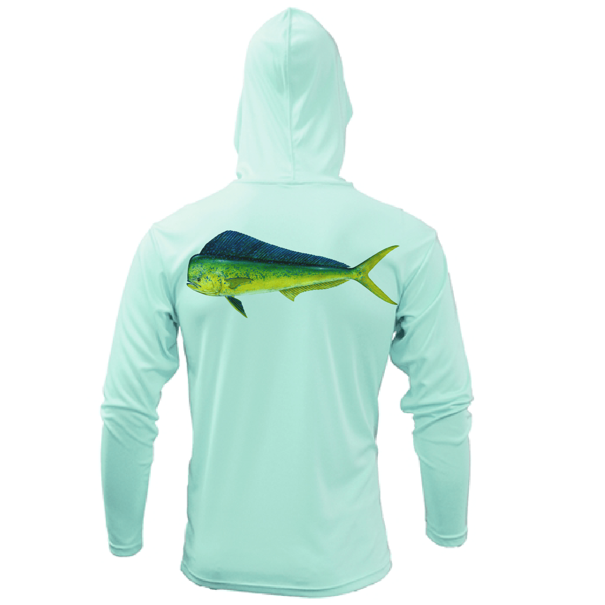 Saltwater Born Key West, FL Mahi Long Sleeve UPF 50+ Dry - Fit Hoodie - Angler's Pro Tackle & Outdoors