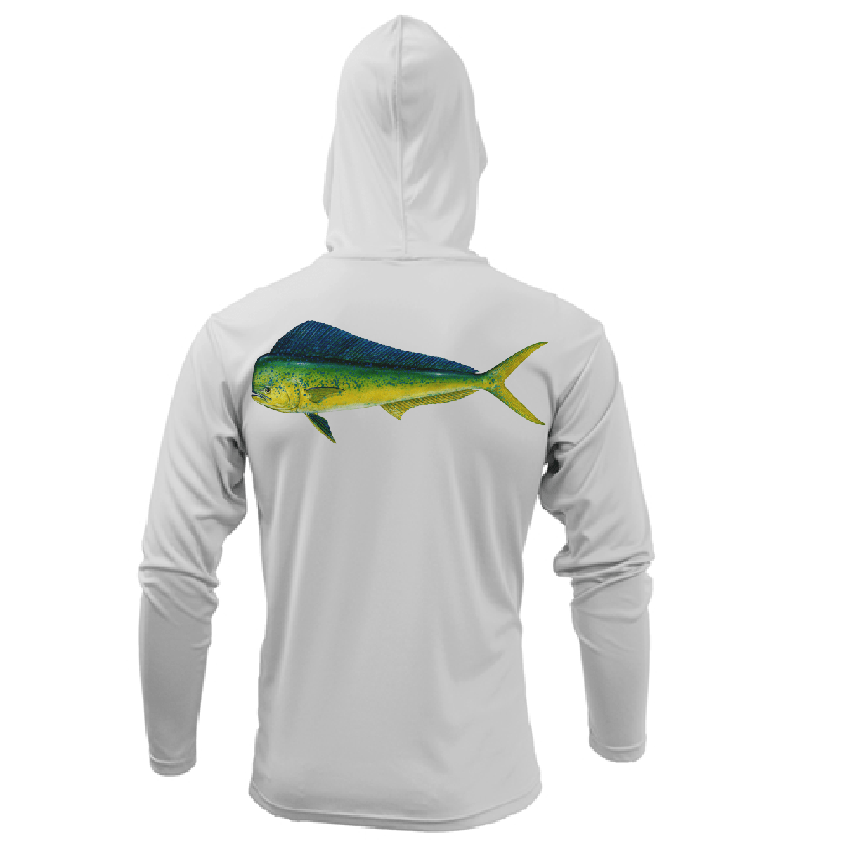 Saltwater Born Key West, FL Mahi Long Sleeve UPF 50+ Dry - Fit Hoodie - Angler's Pro Tackle & Outdoors