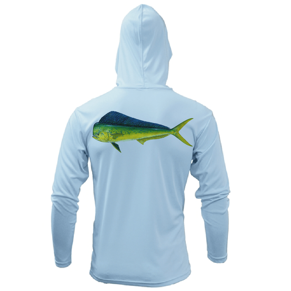 Saltwater Born Key West, FL Mahi Long Sleeve UPF 50+ Dry - Fit Hoodie - Angler's Pro Tackle & Outdoors