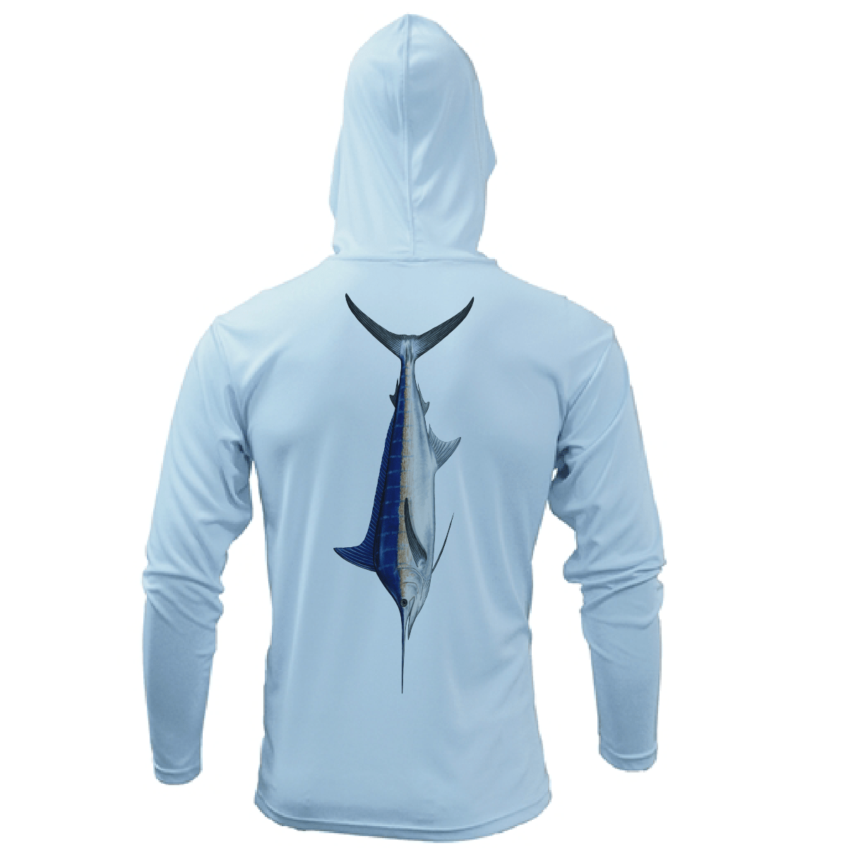 Saltwater Born Key West, FL Marlin Long Sleeve UPF 50+ Dry - Fit Hoodie - Angler's Pro Tackle & Outdoors