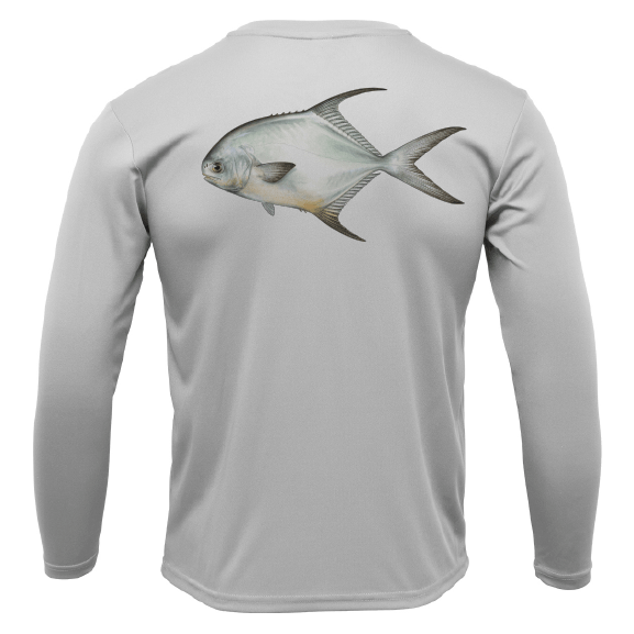 Saltwater Born Key West, FL Permit Long Sleeve UPF 50+ Dry - Fit Shirt - Angler's Pro Tackle & Outdoors