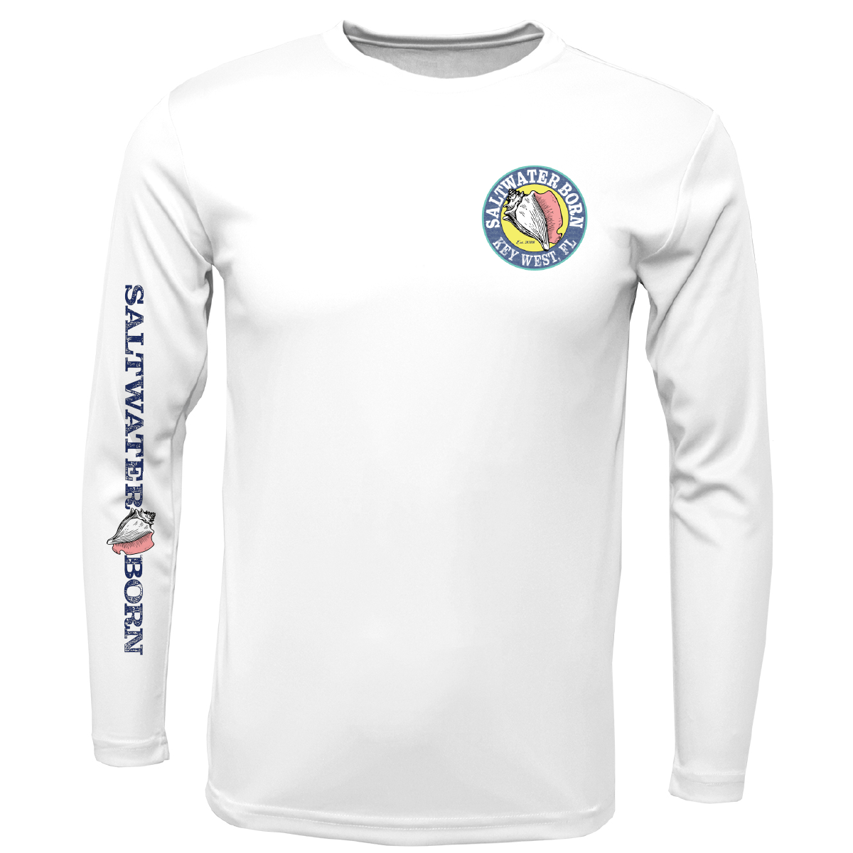 Saltwater Born Key West, FL Realistic Lobster Long Sleeve UPF 50+ Dry - Fit Shirt - Angler's Pro Tackle & Outdoors