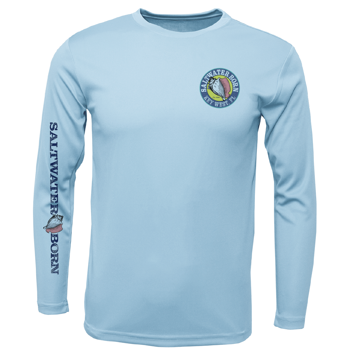 Saltwater Born Key West, FL Realistic Lobster Long Sleeve UPF 50+ Dry - Fit Shirt - Angler's Pro Tackle & Outdoors