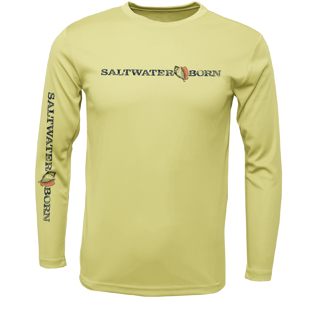 Saltwater Born Key West, FL Saltwater Born Boy's Long - Sleeve UPF 50+ Dry - Fit Shirt - Angler's Pro Tackle & Outdoors