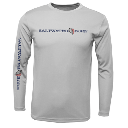 Saltwater Born Key West, FL Saltwater Born Boy's Long - Sleeve UPF 50+ Dry - Fit Shirt - Angler's Pro Tackle & Outdoors