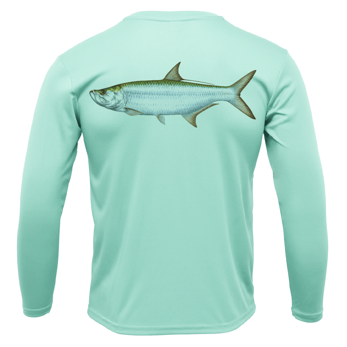 Saltwater Born Key West, FL Tarpon Long Sleeve UPF 50+ Dry - Fit Shirt - Angler's Pro Tackle & Outdoors