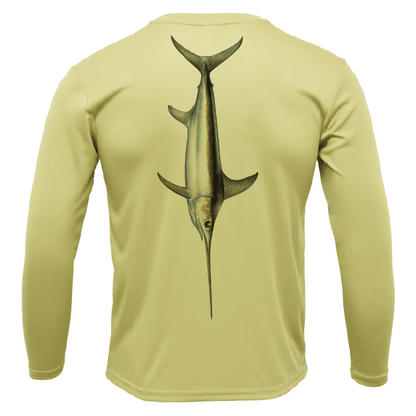 Saltwater Born Key West, FL Trophy Sword Long Sleeve UPF 50+ Dry - Fit Shirt - Angler's Pro Tackle & Outdoors