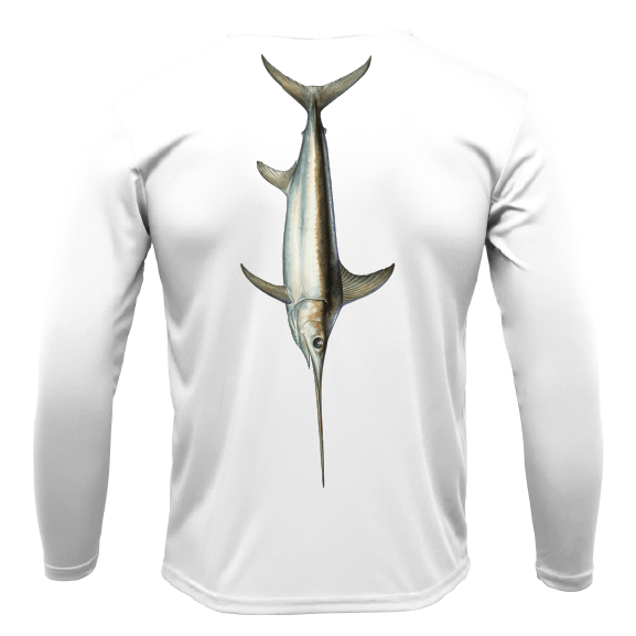 Saltwater Born Key West, FL Trophy Sword Long Sleeve UPF 50+ Dry - Fit Shirt - Angler's Pro Tackle & Outdoors